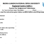 IGNOU Assignment Envelope: Format, Guidelines & Submission Tips