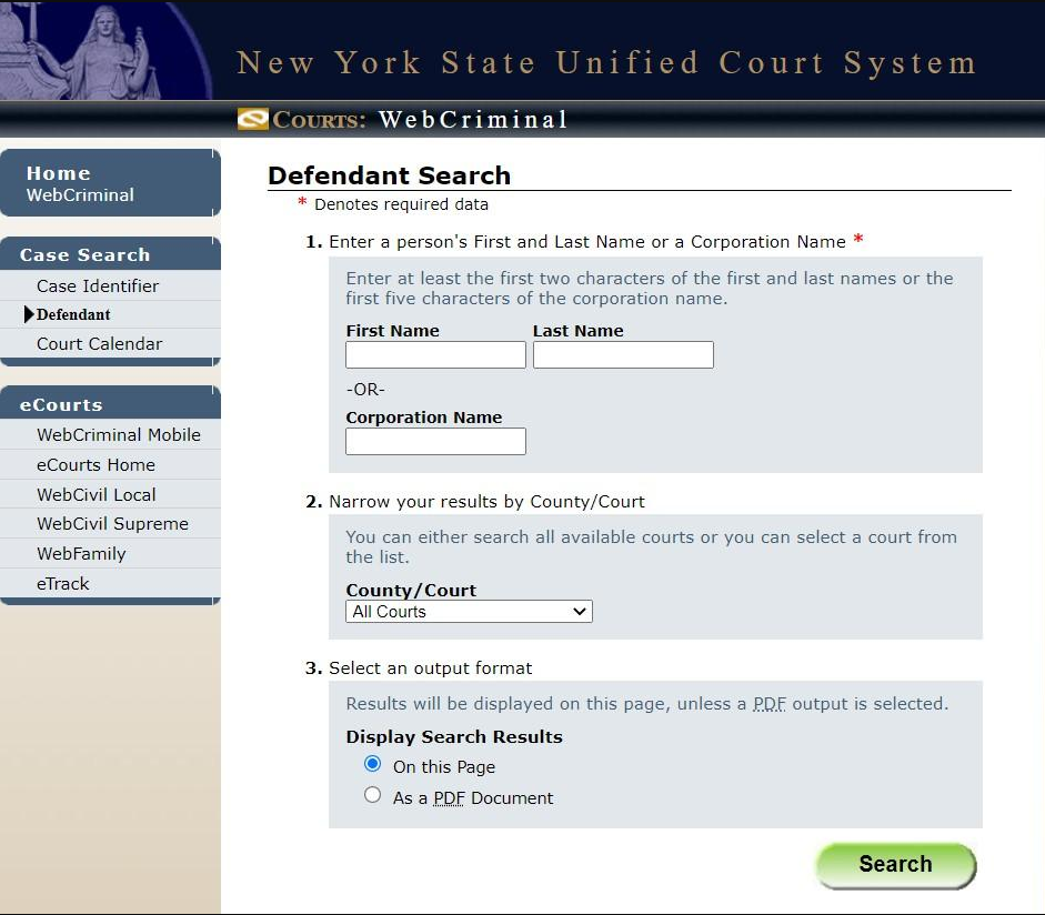 WebCrims: Complete Guide to New York Criminal Case Lookup System